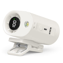 画像をギャラリービューアに読み込む, クリップファン 傘用 携帯扇風機 （FS-G80-WH）
