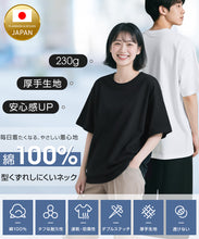 画像をギャラリービューアに読み込む, Tシャツ 無地 半袖 tシャツ メンズ レディース 綿100％ 黒 白
