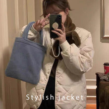 画像をギャラリービューアに読み込む, コート ジャケット レディース コート 中綿 ショット 冬 キルティング ジャケット アウター 軽量 羽織り 上着 長袖 ジャケット 防寒 大きいサイズ ゆったり 体型カバー おしゃれ シンプル カジュアル あったか
