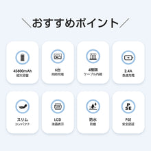 画像をギャラリービューアに読み込む, モバイルバッテリー(CDB-K097L)

