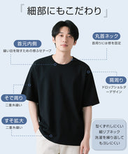 画像をギャラリービューアに読み込む, Tシャツ 無地 半袖 tシャツ メンズ レディース 綿100％ 黒 白
