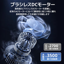 画像をギャラリービューアに読み込む, コードレス 静音 DCモーター サーキュレーター 卓上扇風機(XHS-F13)
