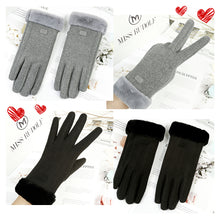 画像をギャラリービューアに読み込む, 手袋 レディース 秋冬 おしゃれ かわいい 裏起毛 暖かい スマホ タブレット寒さ対策 黒 ボア 手首 スマホ手袋 裏起毛 フワフワ 5本指 通勤 通学 普段使い 手袋 防寒 防風 保温 プレゼント ギフト 手袋 誕プレ クリスマス シンプル
