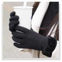 画像をギャラリービューアに読み込む, 手袋 レディース 秋冬 おしゃれ かわいい 裏起毛 暖かい スマホ タブレット寒さ対策 黒 ボア 手首 スマホ手袋 裏起毛 フワフワ 5本指 通勤 通学 普段使い 手袋 防寒 防風 保温 プレゼント ギフト 手袋 誕プレ クリスマス シンプル
