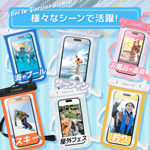 画像をギャラリービューアに読み込む, 防水ケース　IPX8完全防水　7.3インチ以下対応
