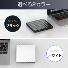 画像をギャラリービューアに読み込む, DVDドライブ TYPE-Cコネクター付き 外付け 高速転送 CD プレイヤー（GQ-LW）
