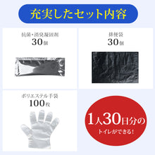 画像をギャラリービューアに読み込む, 簡易トイレ 携帯トイレ 非常用トイレ（品番：jycs）
