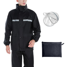 画像をギャラリービューアに読み込む, [Tanoka] レインウェア 上下セット レインコート メンズ 雨合羽 レインスーツ アウトドア 通気メッシュ 超防水 透湿度アップ 防水 撥水 バイク用レインジャケット 梅雨対策 バイク/自転車/通学/通勤用 男女兼用 収納袋付き
