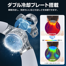 画像をギャラリービューアに読み込む, 首掛け扇風機 ネッククーラー（FB08）
