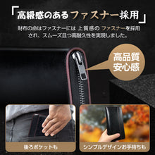 画像をギャラリービューアに読み込む, 栃木レザー 長財布 本革 財布 栃木レザー財布 小銭入れ レディース メンズ(QB-LMLL)
