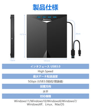 画像をギャラリービューアに読み込む, DVDドライブ CD/DVDプレイヤー ブルーレイドライブ GQ-DSMS3-BK
