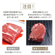 画像をギャラリービューアに読み込む, プレート　急速解凍プレート　プレート自然解凍　まな板
