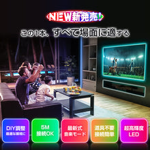 画像をギャラリービューアに読み込む, LEDテープライト（DD-5M-DP）
