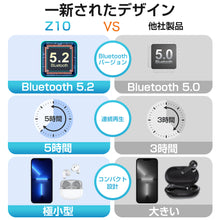 画像をギャラリービューアに読み込む, ワイヤレスイヤホン Bluetooth 5.2 イヤホン（Z10）
