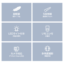 画像をギャラリービューアに読み込む, 自撮り棒(A19sj)
