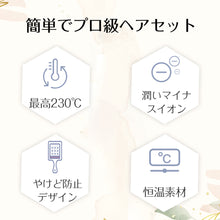 画像をギャラリービューアに読み込む, ヘアアイロン ヘアアイロンブラシ ストレートアイロン
