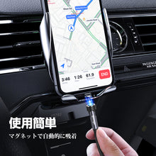 画像をギャラリービューアに読み込む, 【最新版・マグネット式】 3in1充電ケーブル（SJX-CX-BK）
