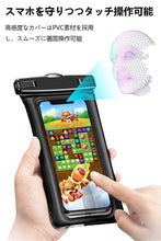 画像をギャラリービューアに読み込む, 防水ポーチ（Z10）
