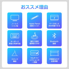 画像をギャラリービューアに読み込む, iPad 着脱式ケース キーボード付き（Pad-10.2）
