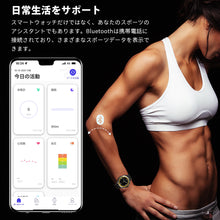 画像をギャラリービューアに読み込む, スマートウォッチ GPS機能搭載 血圧 血中酸素
