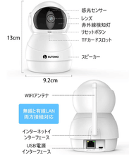 画像をギャラリービューアに読み込む, 防犯カメラ 小型 ネットワークカメラ wifi 室内 見守りカメラ（CAMERA-XR）

