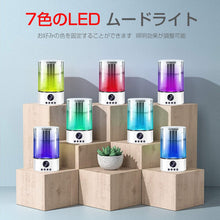 画像をギャラリービューアに読み込む, 加湿器 おしゃれ 超音波加湿器 7色LED 2つ噴霧口 卓上 次亜塩素酸水対応 アロマ 除菌 3.0L 大容量 タッチセンサー 静音 省エネ 節電 エコ(JSQ-H1910)
