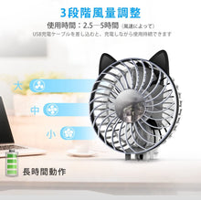画像をギャラリービューアに読み込む, ハンディファン 扇風機（FS-USB-BK）
