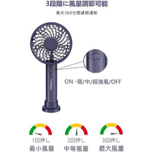 画像をギャラリービューアに読み込む, 携帯扇風機 卓上扇風機 手持ち扇風機 USB充電式 扇風機 ハンディファン (FS-J6)
