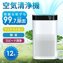 画像をギャラリービューアに読み込む, 空気清浄機 12畳 マイナスイオン 10000mAh コードレス 小型 コンパクト(jhq-ap03)
